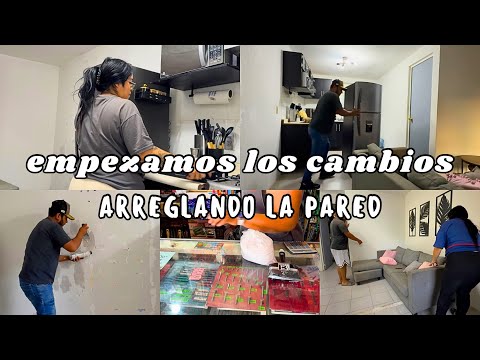 Arreglando la pared y acomodando la sala โ
empezamos con la transformaciรณn ๐๐คญ