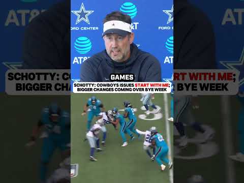 Schotty ACCOUNTABLE For Cowboys’ Issues 🙌🏻