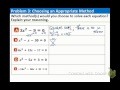 Solving Quadratic Equations with the Quadratic Formula