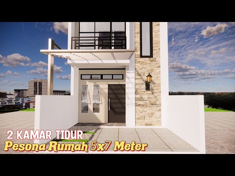 Pesona Rumah 2 Lantai 5x7 Muat 2 Kamar Tidur