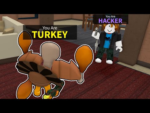 Beating HACKERS using TURKEY in MM2 | Murder Mystery 2