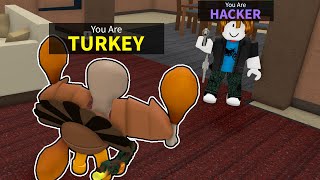 Beating HACKERS using TURKEY in MM2 | Murder Mystery 2