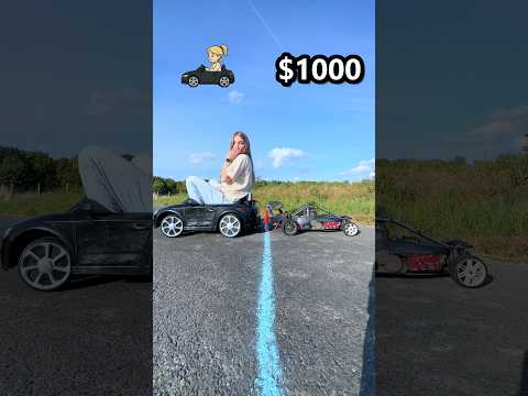 GIRL CAR vs $1000 RC CAR TUG OF WAR! 😳🚀