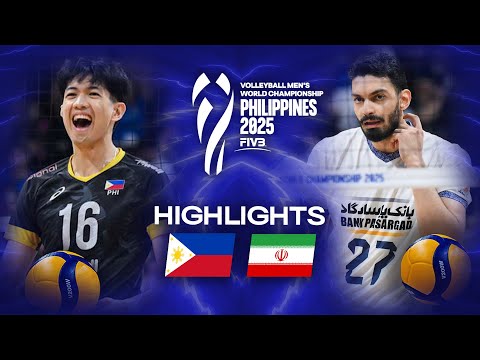 Philippines 🇵🇭 vs. Iran 🇮🇷 - Highlights | Men