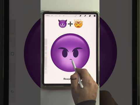 👿➕🤯 emoji mix #art #cute #satisfying