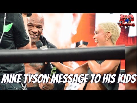 🔥TYSON SENDS WARNING🔥 Mike Tyson HILARIOUS message to his kids #jakepaulvsmiketyson #miketyson