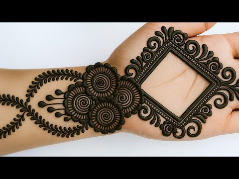 New stylish front hand mehndi design | Easy mehndi design | simple mehndi | mehandi design | mehndi