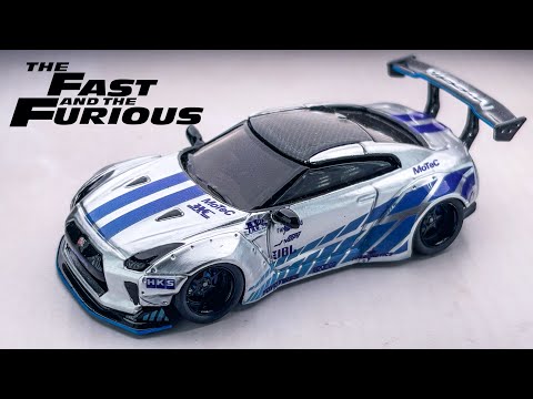 Nissan R35 The Fast and the Furious Hot Wheels Custom