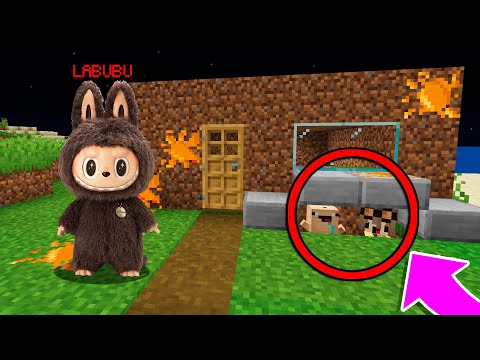TROLLÉ y ME ESCONDÍ de un LABUBU 😂 Bebe Noob EL ESCONDITE en MINECRAFT