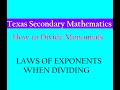 Dividing Monomials: Exponent Subtraction Techniques