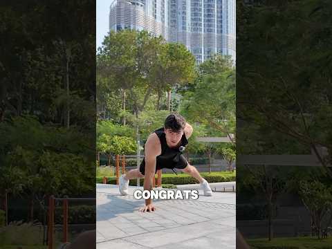 Free calisthenics guide in my bio📈 #dubai #calisthenics #motivation