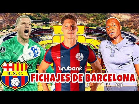 3 Nuevos Fichajes para Barcelona SC 2025 / Novedades de la Liga Pro 2025