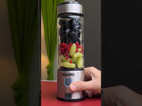 Mix Fruit Juice In Portable Blender !!