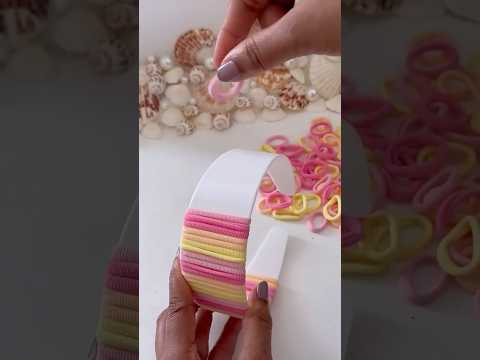 Very Simple Hairband Decoration Idea 😍 #shorts