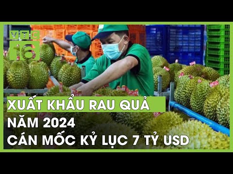 Xuất khẩu rau quả năm 2024 cán mốc kỷ lục 7 tỷ USD | VTC16