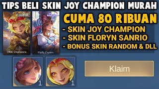 CARA DAPETIN SKIN JOY CHAMPION & SANRIO PALING MURAH DI JAMIN UNTUNG ! TIPS HEMAT SKIN JOY CHAMPION