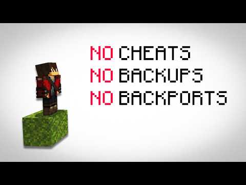 Can You Beat Minecraft with Literally One Block?