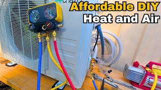 How to Install a Mini Split - With Electrical and Vacuum Demo