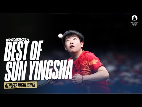 The best of Sun Yingsha at the Olympics🏓 | Athlete Highlights
