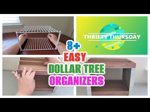 8 EASY DOLLAR TREE DIY MULTIPURPOSE ORGANIZERS | LAUNDRY ROOM ORGANIZATION IDEAS CRAFT ROOM KITCHEN