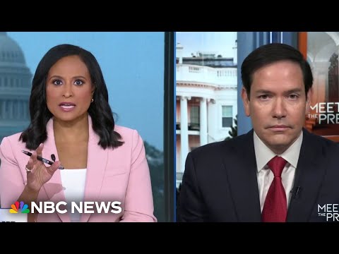 YouTube video thumbnail: Marco Rubio Says a Ceasefire in Ukraine Is ‘not off the Table’ After Trump-Putin Summit