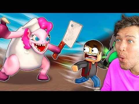 HUYE DE LA FÁBRICA DE PONIS (una historia de miedo en roblox) | WILCO REACCIONA