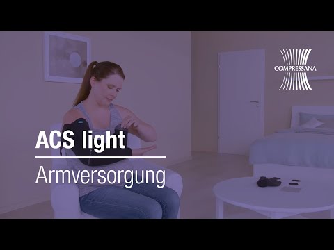 Ödemtherapie mit ACS light – Anlegen der Armversorgung mit Handsegment