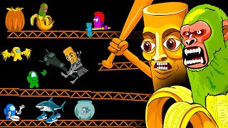 Among Us vs Italian Brainrot Animals | Toonz Animation
