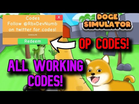 Doge Simulator Roblox Codes 2019 07 2021 - roblox find the doges twitter codes