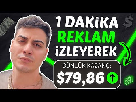 YENİ SİTE: 1 DAKİKALIK REKLAM İZLEYEREK $7 PARA KAZAN! 💰- Reklam İzleyerek İnternetten Para Kazanma