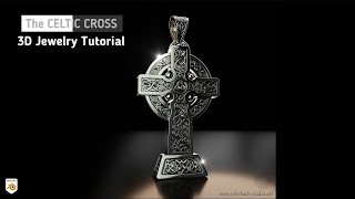 The Celtic Cross: 3D Jewelry Design Tutorial BLENDER 4.4