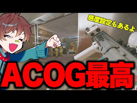 【R6S】シージでしか味わえないACOGの楽しさがあります【レインボーシックス】