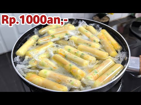 3 BUTIR TELUR JADI 40 PCS SOSTEL ENAK BANGET‼️JUAL Rp.1000 UNTUNG BANYAK..