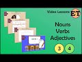 Identifying Nouns, Verbs, and Adjectives
