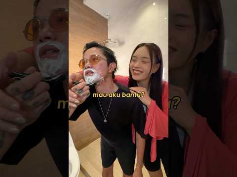 gua cuma nyukur, loh..