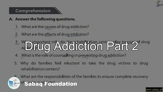 Drug Addiction Part 2