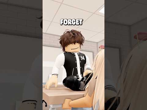 💗 School Love | Dear Ex, I Still Love You | 🏡 Roblox Story #roblox #shorts