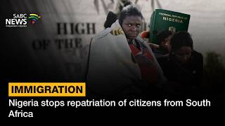 YouTube video thumbnail: Nigeria Stops Repatriation of Citizens From South Africa