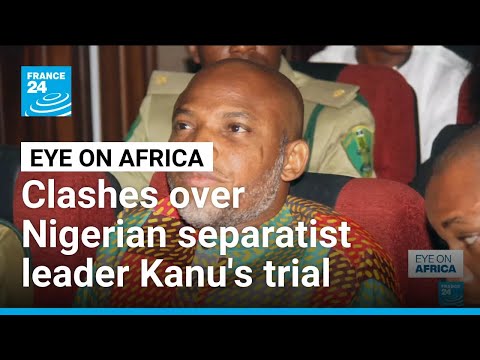 YouTube video thumbnail: Nigerian Police Clashed With Protesters Demanding the Release of Nnamdi Kanu