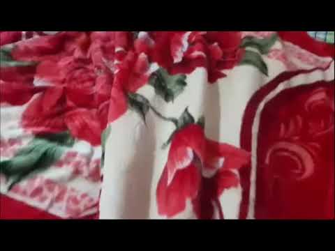 In today's live, I will show you Sunil's bed blanket.