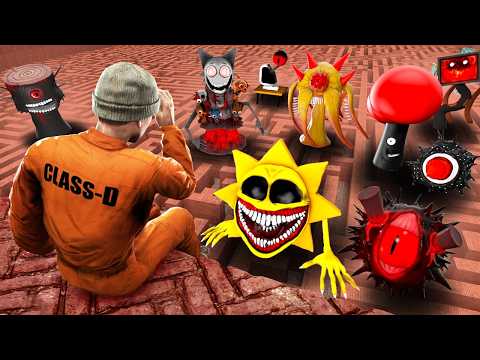 Puede INCREDIBOX SPRUNKI GIGANTES encontrarme en un LABERINTO?! (Garry's Mod Sandbox)