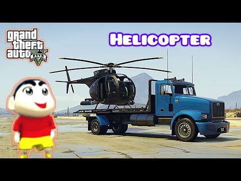 Shinchan & Franklin Kidnap Milatary Helicopter#gta #gaming #shortvideo #funny