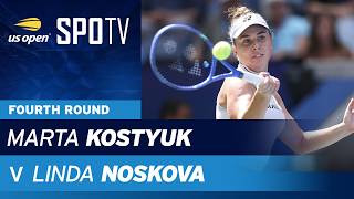 Marta Kostyuk vs Linda Noskova | Highlights | Women's Singles | R4 | US Open 2026