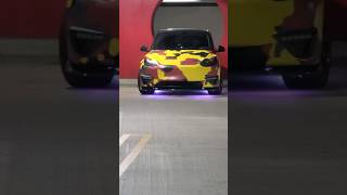 Tesla Model Y with Lights