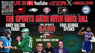 Eagles Trade for Andy Dalton + Paul George Speaks on 76ers Return