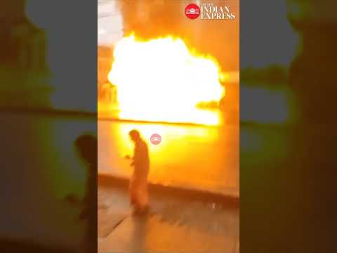 A tea stall burned to ashes after gas cylinder exploded at Kozhikode, Muthalakkulam | #Fire