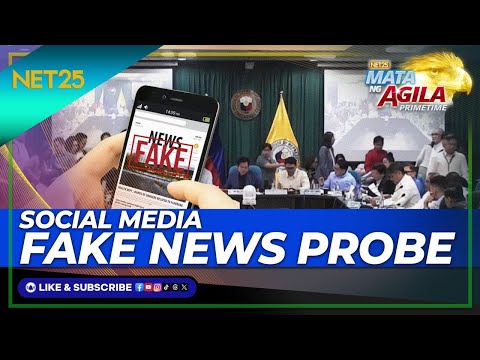 FAKE NEWS SA SOCIAL MEDIA, INIIMBESTIGAHAN NA NG KAMARA!