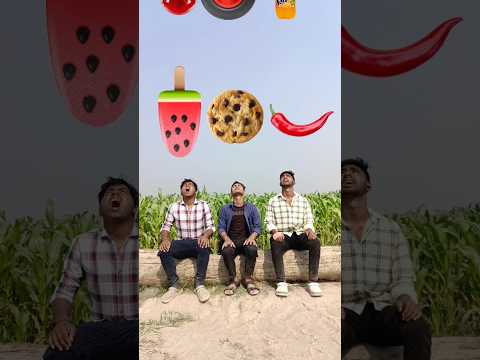 Eating biscuits, icecream, lolipop, juice, kurkure vs red chili, tyre, bee & egg - funny😝😜 vfx