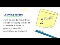 Converting Growth Rates with the Law of Exponents