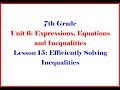Understanding Inequalities and Percentages